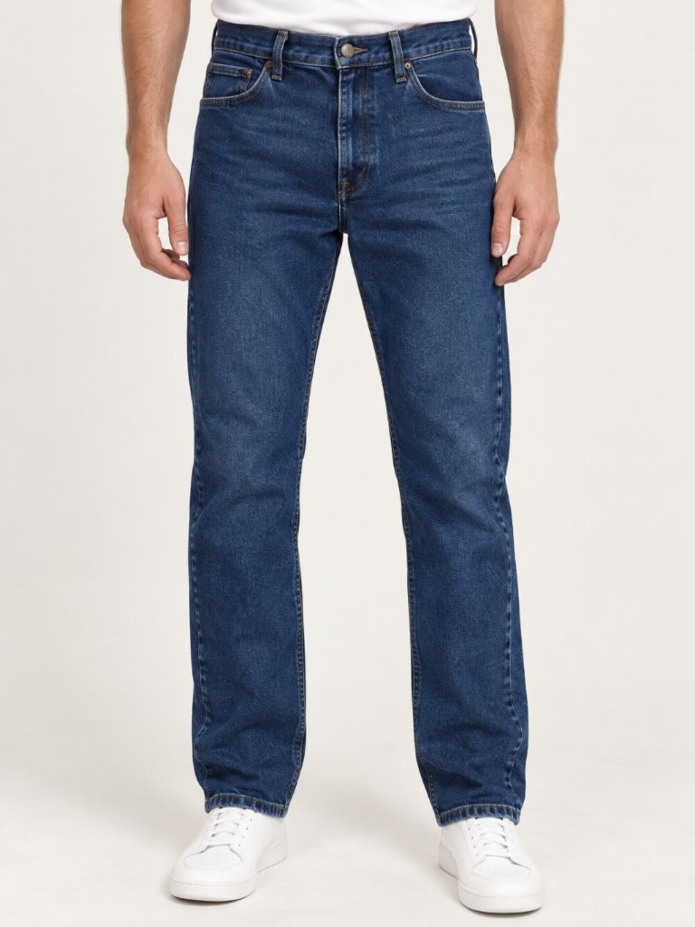 Wrangler Men's‎ Deep Blue Straight Leg Jeans